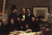 Henri Fantin-Latour The Corner of the Table Sweden oil painting artist